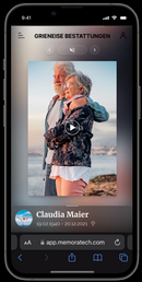 Seelenspiegel Gedenk-App Grabstein QR Code-2