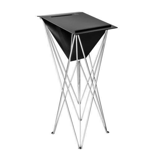 Spider Faltbares Schreibpult aus Aluminium und Acrylglas