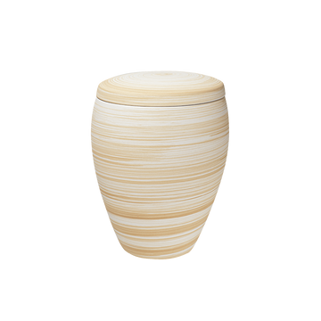 Feuer und Erde Terracotta Bio Lehm Urne - 0