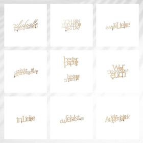 Trostspruch - verschiedene Varianten