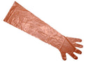 Veterinärhandschuhe, PE, orange / 50 Stück-1