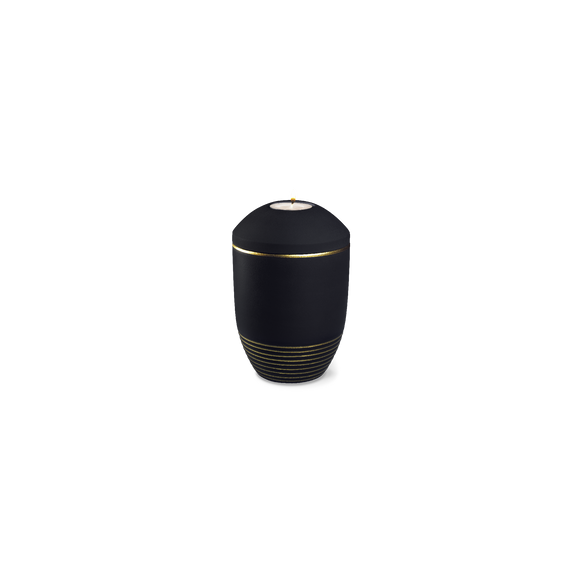 Feuer und Erde Wave Memory Bio Lehm Urne
