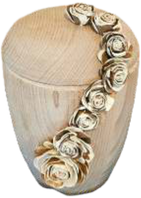 EuroBioUrne Buche Natur Blumen Urne