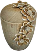 EuroBioUrne Buche Natur Blumen Urne-2