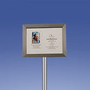 Zimmermann Bildhalter Edelstahlrahmen DIN A4-1