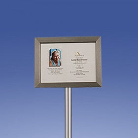 Zimmermann Bildhalter Edelstahlrahmen DIN A4