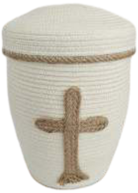 EuroBioUrne Jute Kreuz Urne - 0
