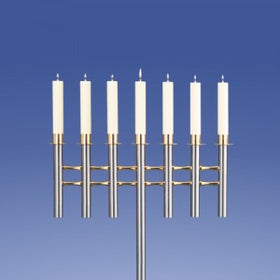 Zimmermann Leuchter Saphir 7-Flammer Gerade