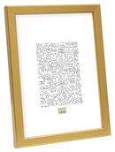 Holzrahmen in Goldfarbe-1