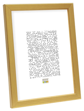 Holzrahmen in Goldfarbe