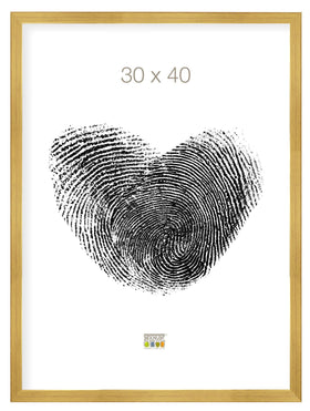 Holzrahmen in Goldfarbe - 0