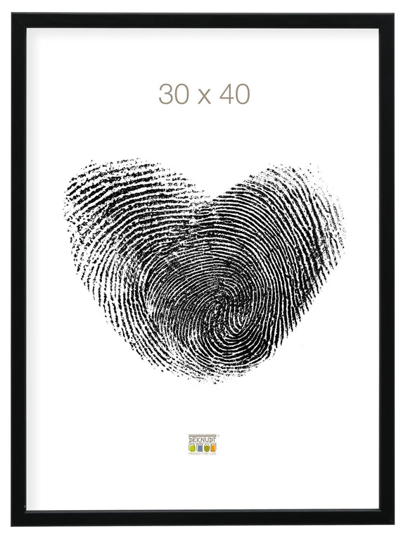 Holzrahmen in Schwarz