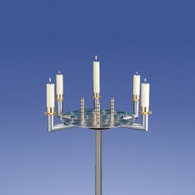 Zimmermann Urnenkandelaber Türkis T15-D3