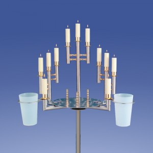 Zimmermann Urnenkandelaber Türkis T15-D5