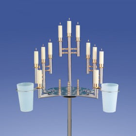 Zimmermann Urnenkandelaber Türkis T15-D5