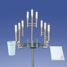 Zimmermann Urnenkandelaber Türkis T15-D6